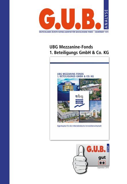 UBG Mezzanine-Fonds 1. Beteiligungs GmbH  & Co. KG