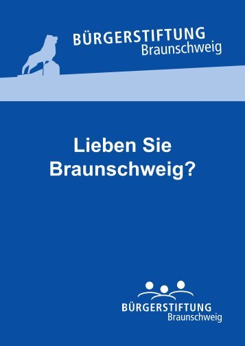 unserer Arbeit men - bei der Bürgerstiftung Braunschweig