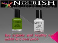 Buy organic and healthy nail polish at a best price