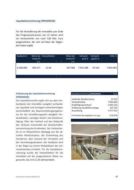 Kristensen Private INVEST 02 GmbH & Co. KG - Beteiligungsfinder.de