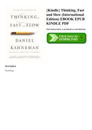 {Kindle} Thinking  Fast and Slow (International Edition) EBOOK EPUB KINDLE PDF