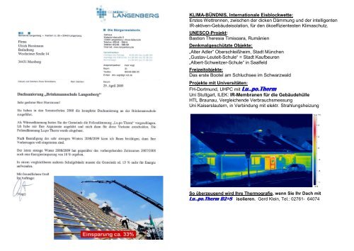 Referenzliste für Lu..po.Therm B2+8