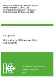 Fertigation: Optimizing the Utilization of Water and Nutrients - SSWM