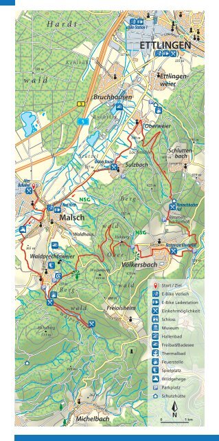 E-Biking Touren im Albtal