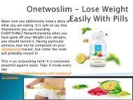 Onetwoslim - Your Confidence Level Increase