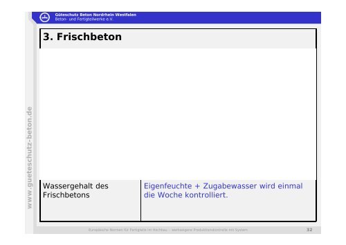 Europäische Produktnormen für das Bauen mit ... - Güteschutz Beton