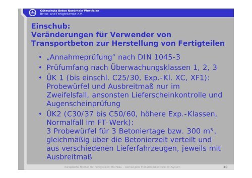è DIN EN 13369, Produktnormen und deutsche ... - Güteschutz Beton