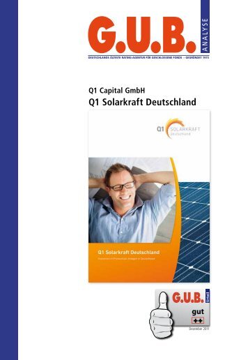 Q1 Solarkraft Deutschland - q1-gruppe.de