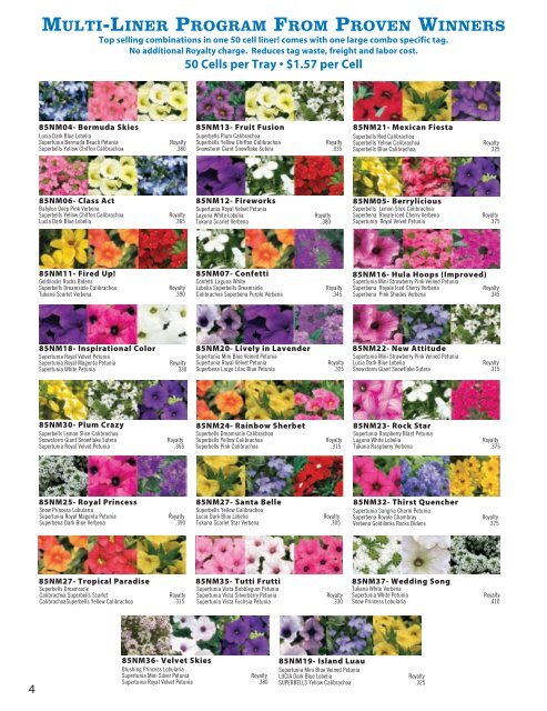 spring bedding plants - Hummert International