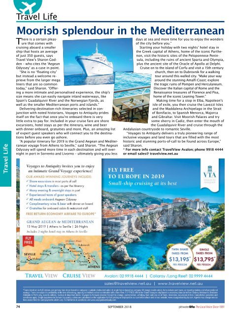 Pittwater Life September 2018 Issue