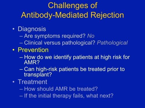Antibody Mediated Rejection in Heart Transplantation