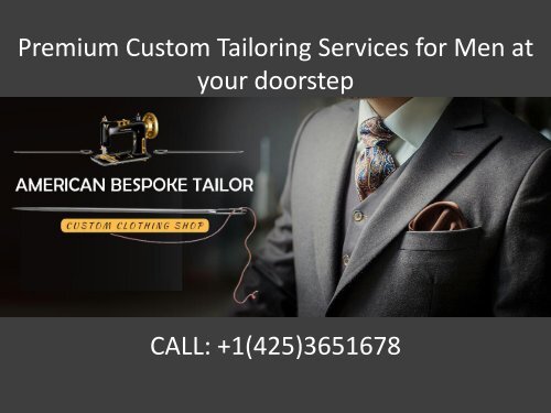 bespoke clothing online