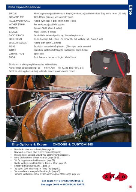 Zilco Carriage Driving Brochure - Vol 7 - July 2018