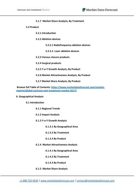 Varicose Vein Treatment Market