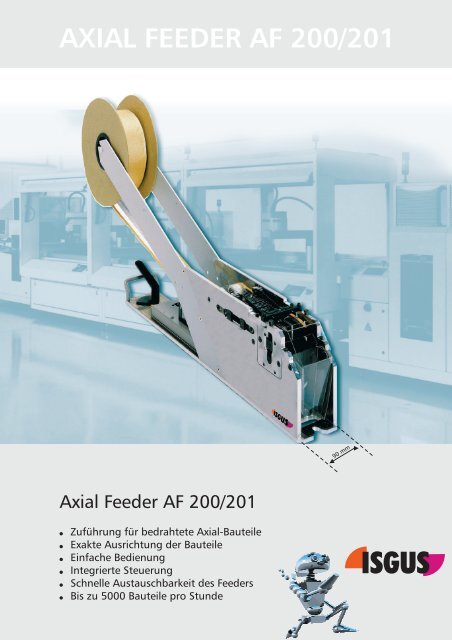 AXIAL FEEDER AF 200/201 - isgus