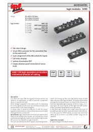 accessories 1600 logic modules - IPF Electronic GmbH