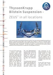 ThyssenKrupp Bilstein Suspension - isgus