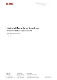 Lastenheft Technische Umsetzung www.invest-in-bavaria.de