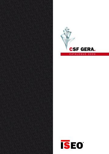 CSF GERA. - Iseo Asia Limited
