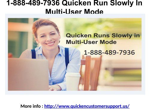 1-888-489-7936 Quicken Technical Support Phone Number