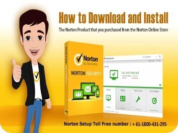 Norton support phone number Australia + 61-1800-431-295