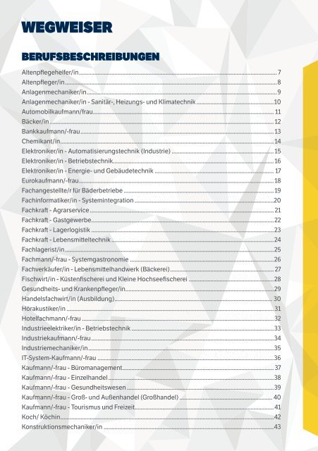 AUSBILDUNGSPLÄTZE - FERTIG - LOS | Schleswig-Holstein Nord 2019