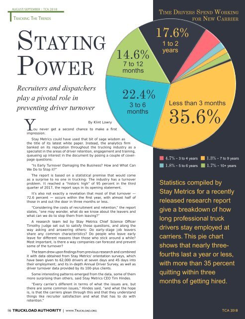 Truckload Authority - August/September 2018