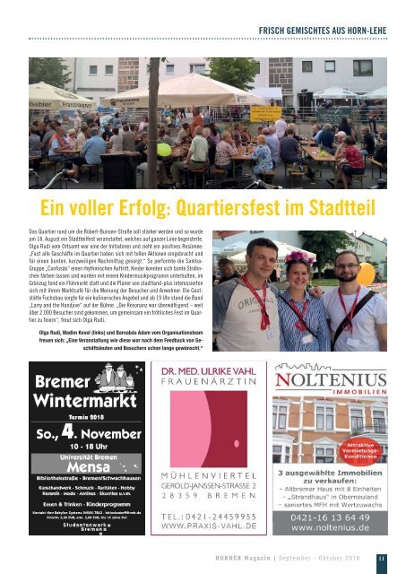 HORNER Magazin | September-Oktober 2018