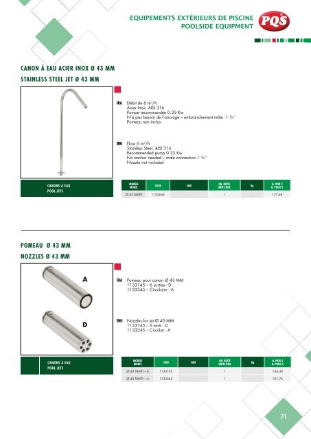 PQS CATALOGUE 2018 ENG-FR