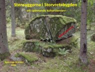 Stensuggorna i Storvretabygden - ett spännande kulturstensarv.   Sven-Inge Windahl, 2018