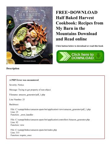 pdf download half baked harvest cookbook recipes from my barn in