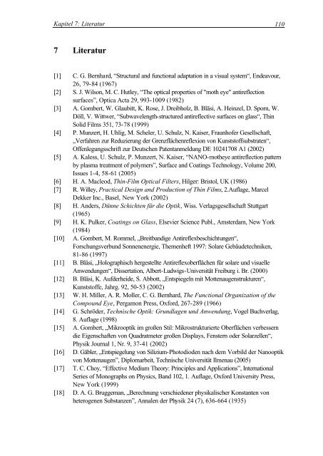 Oberflächenmodifizierung von Polymethylmethacrylat durch ...