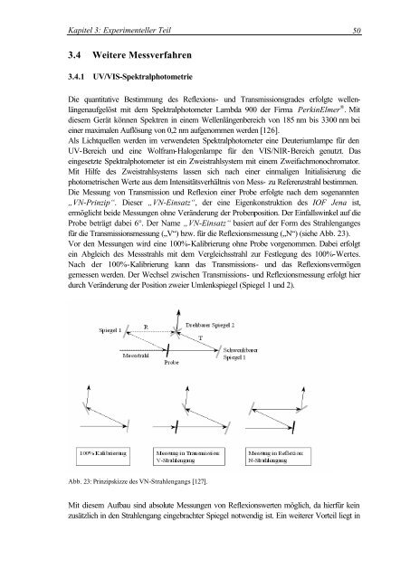 Oberflächenmodifizierung von Polymethylmethacrylat durch ...