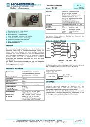 Durchflussmesser 51.2. omni-HR1MV - Honsberg
