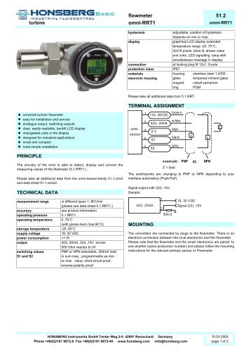 flowmeter 51.2 omni-RRT1