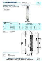 Flowmeter 2.3. Koniflux UK-048