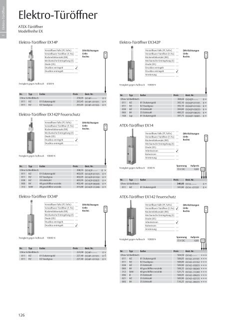 Preisliste InDesign - Eff Eff