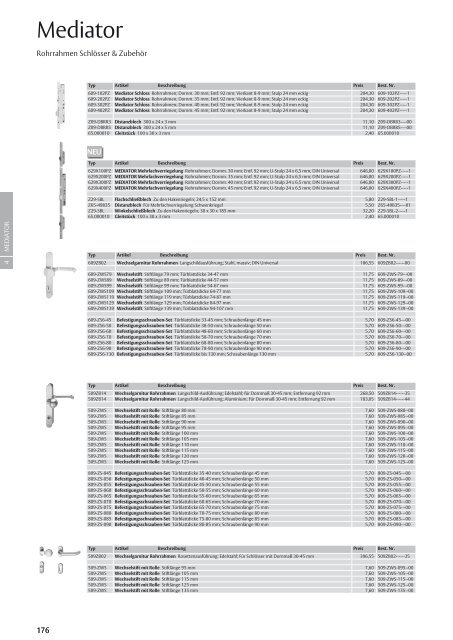 Preisliste InDesign - Eff Eff