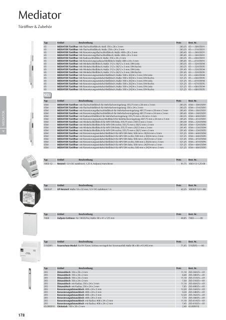 Preisliste InDesign - Eff Eff