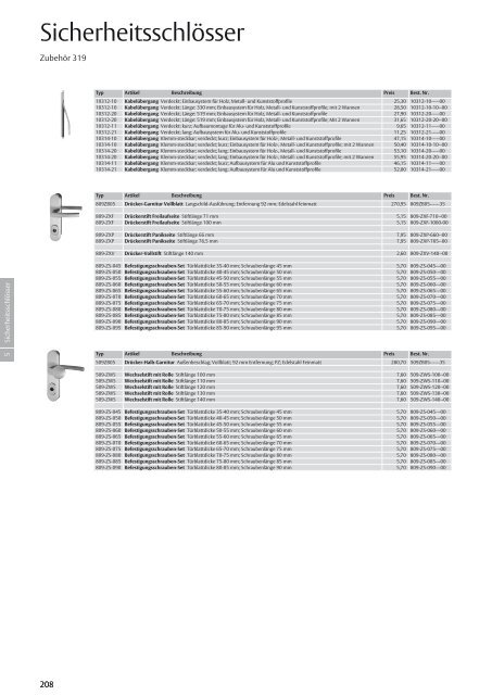 Preisliste InDesign - Eff Eff