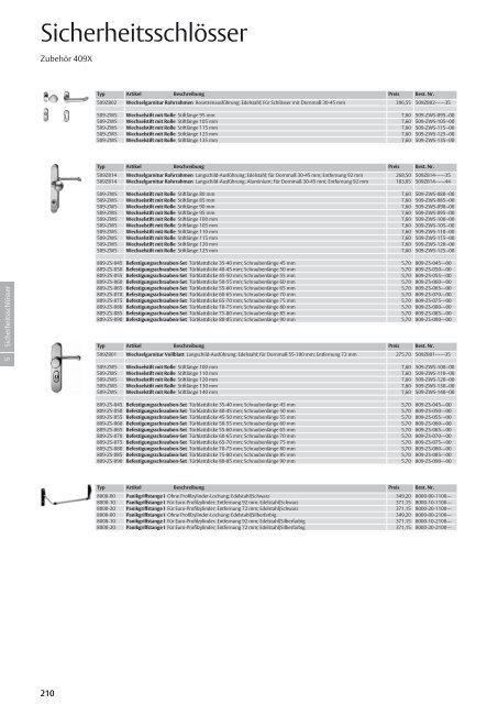 Preisliste InDesign - Eff Eff