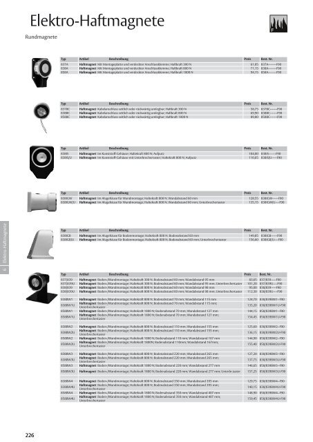 Preisliste InDesign - Eff Eff