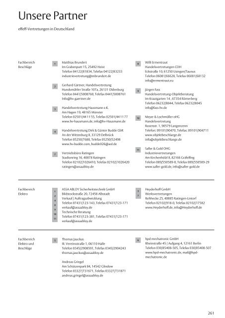 Preisliste InDesign - Eff Eff