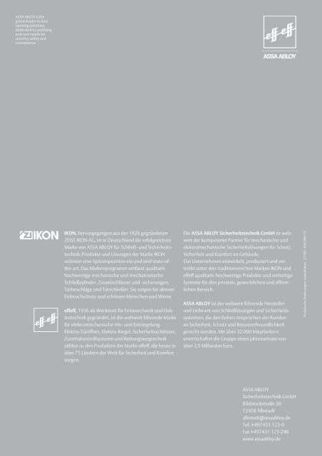 Preisliste InDesign - Eff Eff