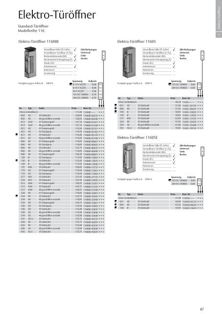 Preisliste InDesign - Eff Eff