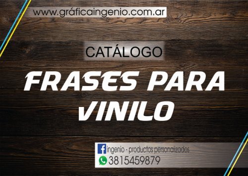 catalogo frases vinilo