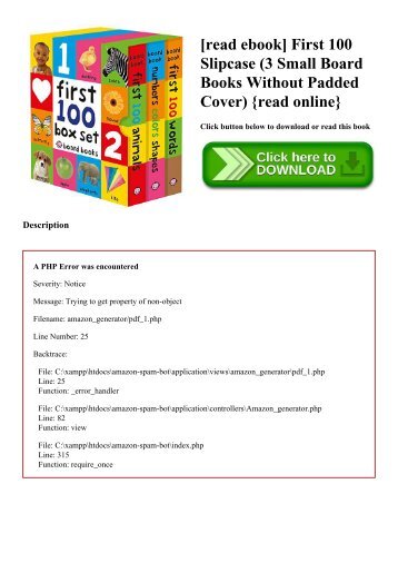 [read ebook] First 100 Slipcase (3 Small Board Books Without Padded Cover) {read online}