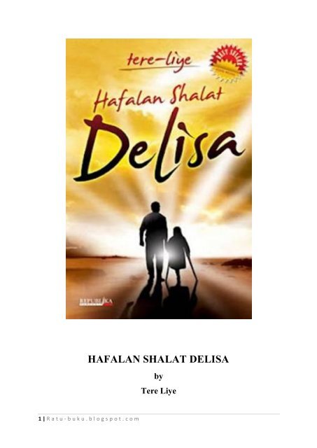 Novel Hafalan Shalat Delisa By Tere Liye