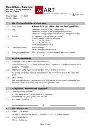 Material Safety Data Sheet Rubber flour Typ 1880c ... - ART Asamer