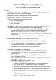 BDG-Jahres-Mitgliederversammlung 2012 und Auflösung der BDG ...